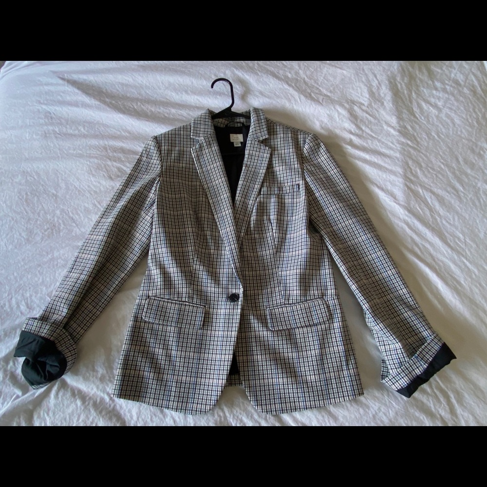 Grey Plaid A New Day Blazer